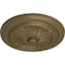 Ekena Millwork Wigan Ceiling Medallion, Hand-Painted Mississippi Mud, 16"OD x 2 1/4"P CM16WGMMF - alternate 3